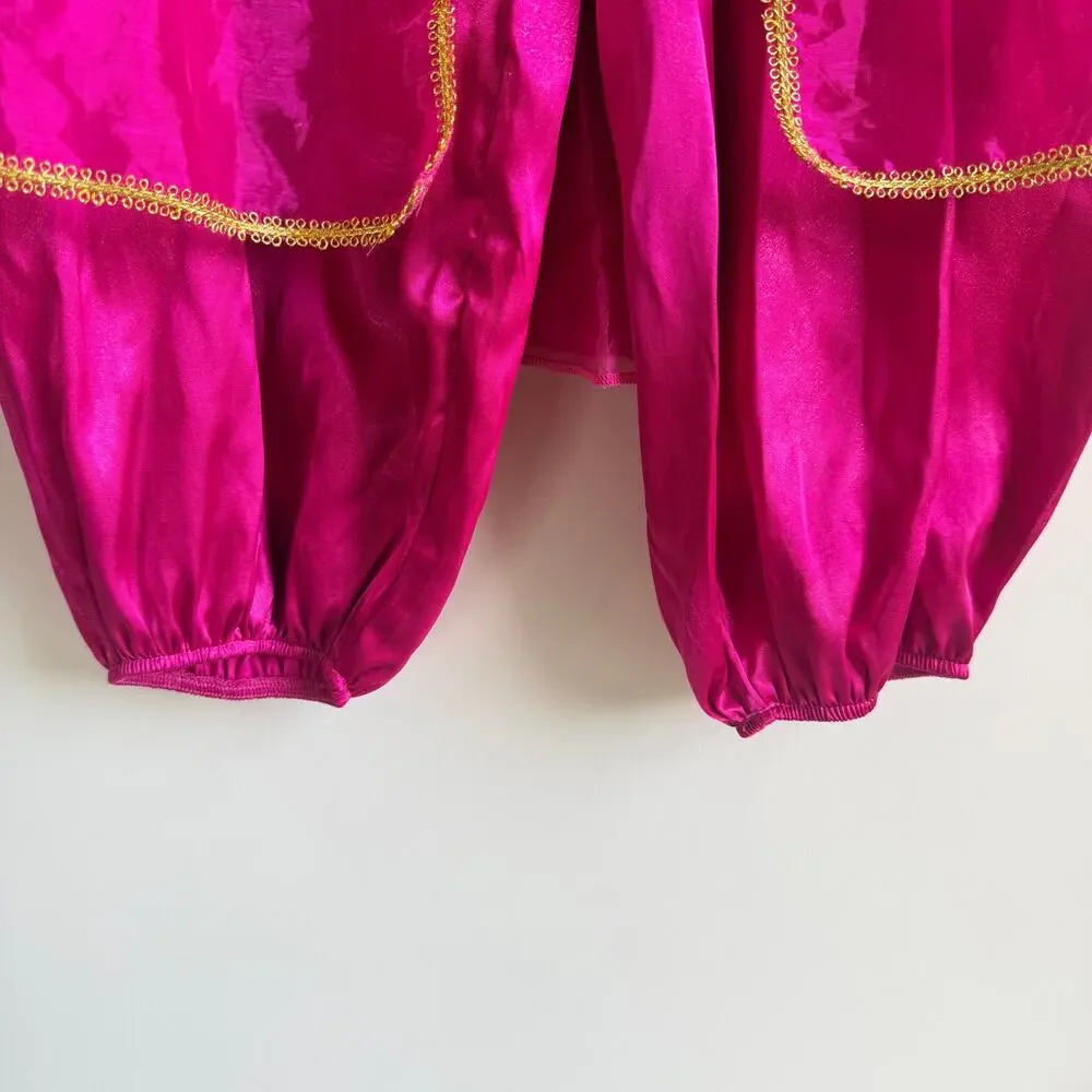 Disney Store Princess Jasmine Pink Costume Live Action Aladdin Girls Medium 7/8 - Picture 14 of 16